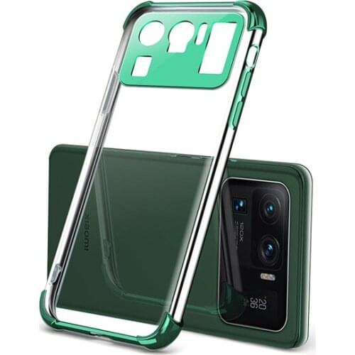 Funda Case for Xiaomi 11 Ultra Mi 10 Pro Redmi K40 Pro Plating Airbag Shock Proof Bumper Coque Protective Phone Case Cover