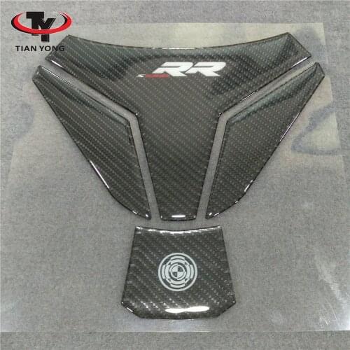 Black Carbon Brazing 3D Resin Tank Pad For BMW S1000RR S1000 RR HP4 S1000R Motorcycle High Quality Sticker Decorative Protector