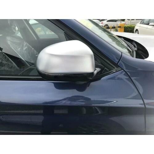 For BMW X3 F25 X4 F26 X5 F15 X6 F16 2014-2018 Car Side Wing Mirror Cover Rear-View Caps silver ABS
