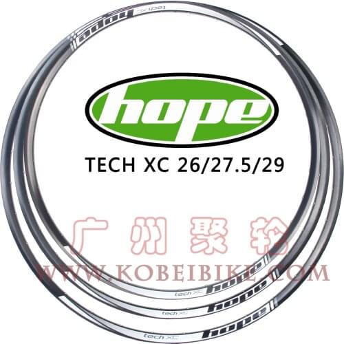 Hope Tech XC 26"27.5"29er 24 32 Holes Mtb Bicycle Rims Mountain Bike Circle Tubeless Ready