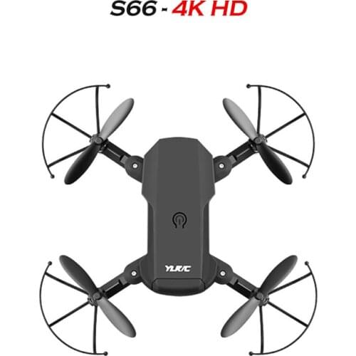 LSRC S66 Mini RC Drone WiFi Fpv 4K HD Camera Air Pressure Altitude Maintenance 15 Minutes Battery Life Foldable Quadcopter Toy