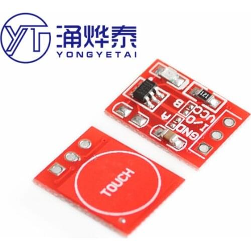 YYT TTP223 touch button module self-locking, inching, capacitive switch, single-way transformation