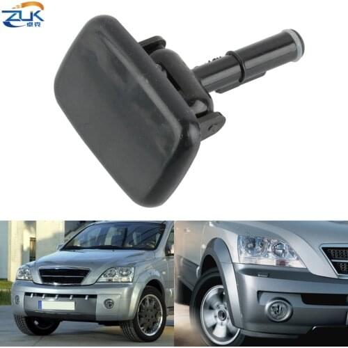 ZUK High Quality Front Bumper Headlight Headlamp Washer Nozzle Cover Cap Housing For KIA Sorento 2003 2004 2005 2006 Base Color