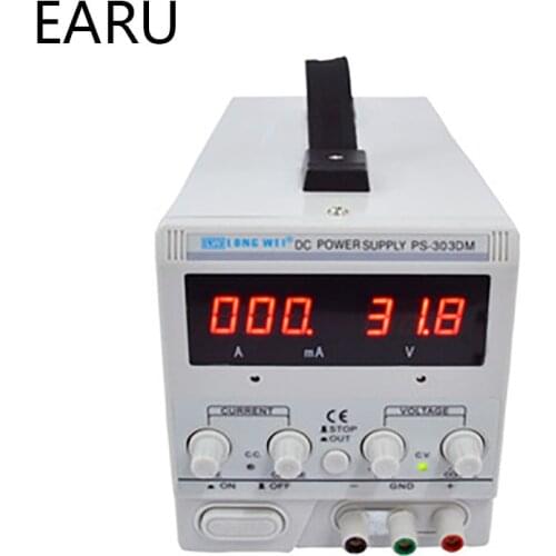 PS-303DM Adjustable Linear DC Voltage Regulator Power Supply Belt MA: 0-990mA