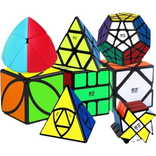 QIYI Customizable Sticker Magic Cube Fast Spinning Cube 2X2X2 3X3X3 4X4X4 5X5X5 Childrens Educational Toys Adults Gifts