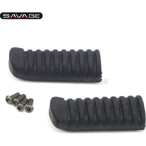Front Foot Peg Footrest Rubber Cover For KAWASAKI NINJA 250R/650R Z900RS ZX6R ZX9R ZX12R ZZR1200 ZX600 Motorcycle Accessories