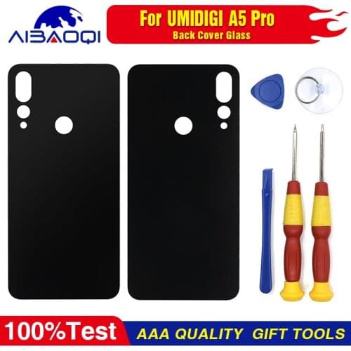 Luxury Back Cover Glass + Back Cover Perfect Parts Free Tools For Umidigi A5 Pro/S5 Pro Phone