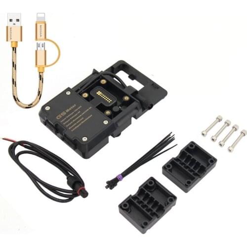 For BMW R1200GS r1200 GS handheld gps navigator usb charger motorcycle Phone Navigation holder Africa Twin CRF1000L ADV 800GS