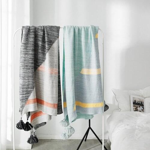 Rzcortinas Cotton Throws On The Sofa