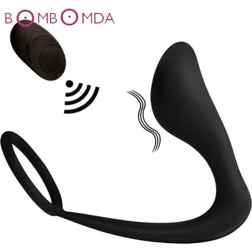 Gay sex toys Male Anal Vibrator Prostate Massager for Men Masturbator Remote Control Butt Plug toys 10 Modes G Spot Stimulator