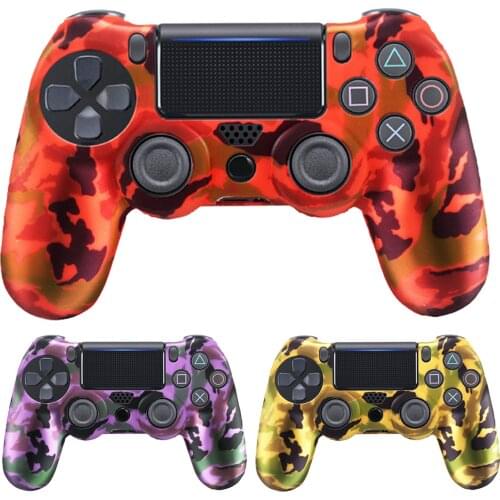 Bevigac Silicone Gel Controller Case Skin Shell Cover Sleeve Protector for Sony PlayStation 4 Play Station PS4 Pro Slim