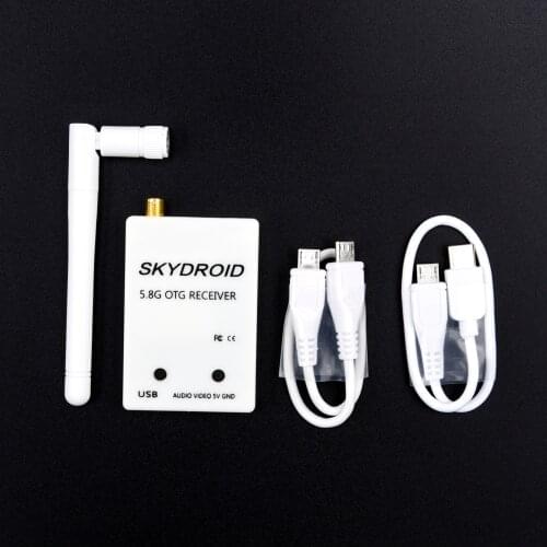 Skydroid UVC Single Control Mini FPV Receiver OTG 5.8G 150CH Channel Video Transmission Downlink Audio For Android phone