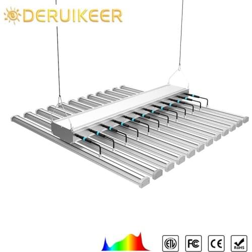 Deruikeer Led Grow Light 12bars 960W Full Spectrum UV IR High Quality For Greenhouse Seed Veg Flower 4x4 2021