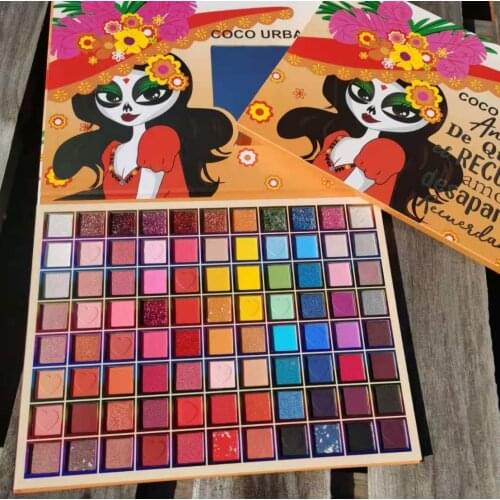 88 Colors Eyeshadows Multicolor European And American Make-Up Large Pearly Matte Sequined Eyeshadow