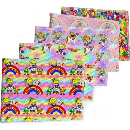 Fabric Cute Cartoon Character Printed Polyester Cotton Twill Fabric Patchwor Printed 50*145CM