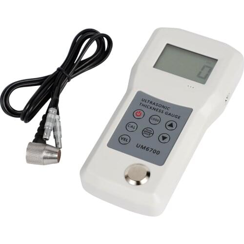 UM6700 Ultrasonic Thickness Gauge 1.0-280mm,0.05-11.8inch (in Steel)