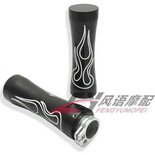 7/8'' 22mm Universal Motorcycle Handles Aluminium Alloy Refitting Accessories Black Silver for Honda MSX125 Yamaha XV250 400