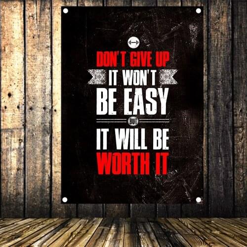 Vintage Historical Quote Motivational Posters Flags & Banners Tapestry; Success Wall Art Inspired by Famous Leaders and Thinkers