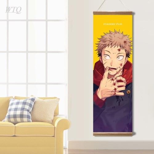 Japan Anime Posters Jujutsu Kaisen Posters Canvas Painting Wall Decor Wall Art Posters Pictures for Living Room Home Decor