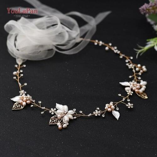 YouLaPan SH313 Wedding Bridal Sash Evening Dress Belt Jewel Belt with Black Ribbon Pearl Beaded Belt Bridal Flower Sash Belt