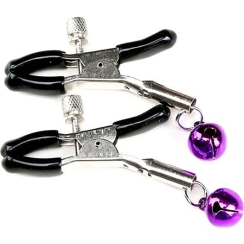 Nipple Clamps Adult Novelty Sex Product Metal Clip Nipple Stimulator Female Breast clitoris Clip Massage Sex Toys For Couples