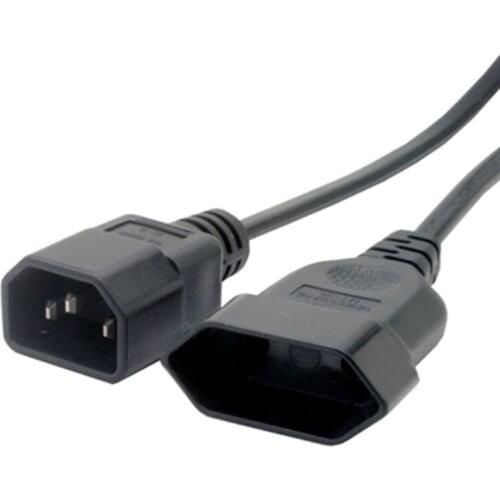 1 pcs High Quality IEC 320 C14 Male Plug to 6XC13 Female Y Type Splitter Power Cord , C14 to 6 x C13, 250V/10A