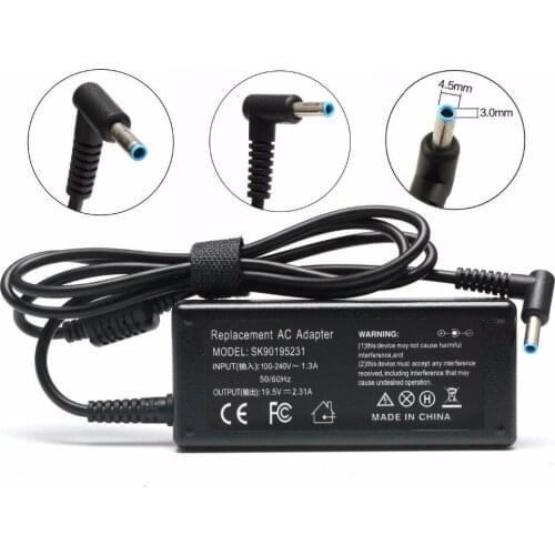 19.5V 2.31A 45W Ac Adapter Laptop Charger Power Cord Replacement for HP Stream 11 13 14 719309-003 741727-001 740015-002