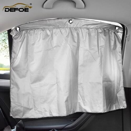 Sun shade car Curtains Double Window sunshade children sunscreen car-covers car-styling 2 pcs Simple sucker