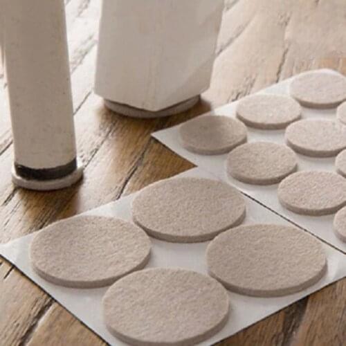 Black Self Adhesive Stickers Furniture Leg Feet Rug Felt Pad Anti Slip Mat For Chair Table Protector Felt foot Pad For Furniture
