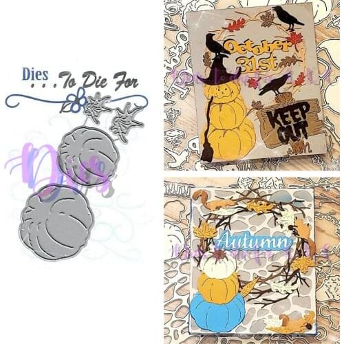 Halloween pumpkin Metal Cutting Dies Cutting Mold Scrapbook Paper Craft Knife Mold Blade Knife Impact Protection Pads