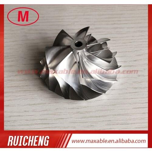 K16 51.62/63.98mm 7+7 blades Turbocharger Milling/aluminum 2618/billet compressor wheel