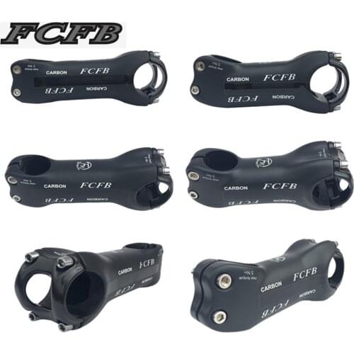 Selle FCFB FW superlight carbon stem road mountain bike stem angle 6 or angle 17 black matt+glossy 70/80/90/100/110/120/130mm