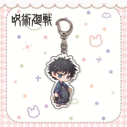 Classic Anime Collection Jujutsu Kaisen Acrylic Keychain Cartoon Character Gojo Gofu Hei Megumi Pendant Keychain