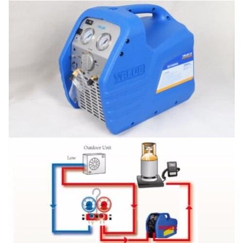 Air Conditioning Refrigerant Recovery Unit Recycling Machine VRR12L 220V good High quality NE
