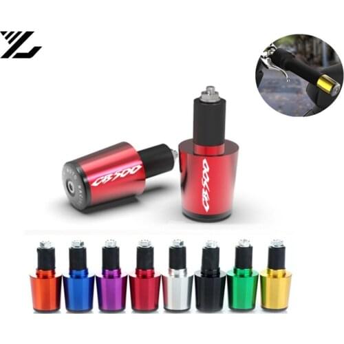 Motor CNC 22MM Handlebar Grips Handle Bar Cap End Plugs For HONDA CBR500R/CB500F/X 2013-2016 CB500