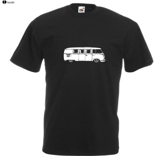 Mens High Quality Tee Germany Car Campers Van T Shirt Combi Bus T1 Type 1 Split Screen Retro Dub Ratlook O-Neck Teenage T-Shirt