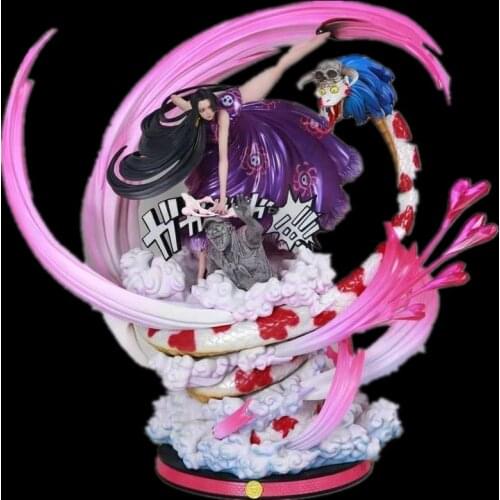 ONE PIECE GK Statue Nine Snakes And Pirates Pirate Empress Boa Hancock Sexy Body Resin Action Figure Collection Model Toys C294