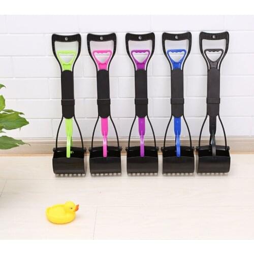 Clean Dog Waste Portable Jaw Long Handle Home Pet Pooper Scooper Removable Pick Up Tools Puppy Cat Excreta Outdoor
