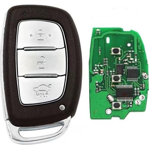 XRSHKEY 2PCS/Lot Keyless Remote Key 3 button with 434MHZ with 47 chip Car Remote Controller for Hyndai