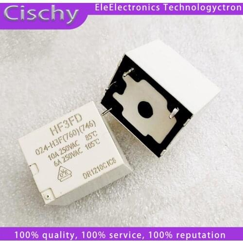 Relay HF3FD 009-H3F 9V HF3FD 012-H3F 12V HF3FD 024-H3F 24V DIP-5 In stock