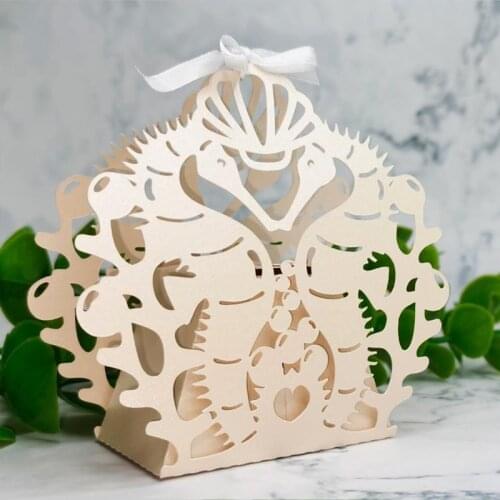 SC 2021 New Arrival Seahorse Box 3D DIY Scrapbooking Stamps Craft Embossing Die Cut Making Stencil Template