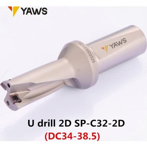 U-drill 2D SP-C32-2D SD34-38.5 drilling34-38.5MM insert indexable dril use insert SP..11
