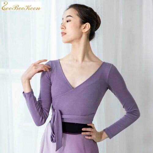 Dance yoga Autumn Winter warm tops For Female Ballet gymnastics dance Long sleeve thermal jacket adult bodysuit dance clothing