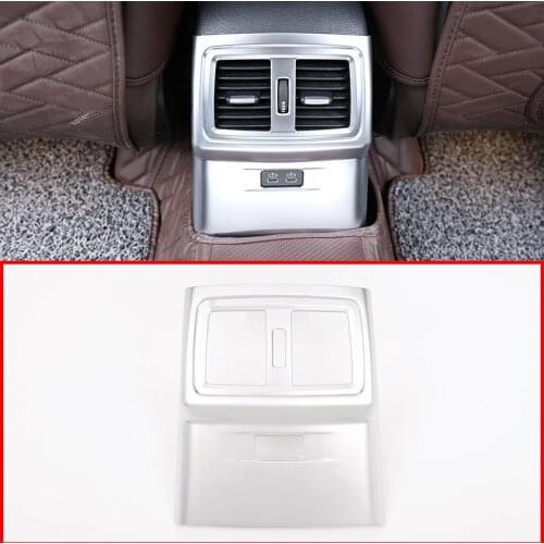 ABS Car Rear Air Conditioning Vent Frame Trim For BMW X1 F48 2016 2017 2018 2019 Car Accessories