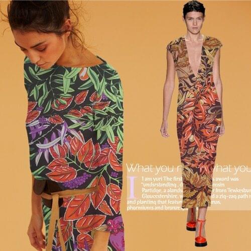 Free shipping! Stretch satin true color digital inkjet fabrics at wholesale high-grade silk clothing cloth