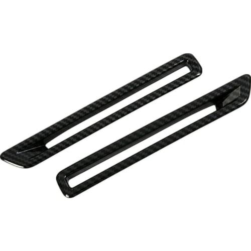 Carbon Fiber Door Side Air Conditioning Vent Outlet Cover Trim Fit For Lexus ES350 ES300h 2019 2020 2021 Accessories