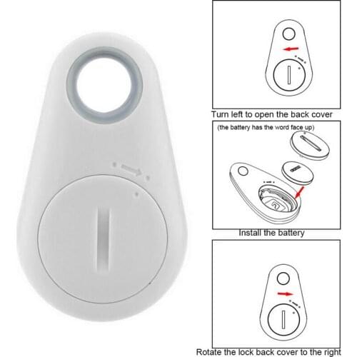 GPS Tracker for Dogs Mini Wallet Key Smart Tag Bluetooth Lable Keychain for Keys Search Child ITag Key Finder Anti Lost Alarm