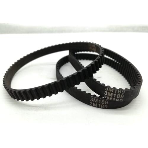 HTD 3M, Timing Belt, Closed-loop, 189mm length, 63 teeth, 6mm width