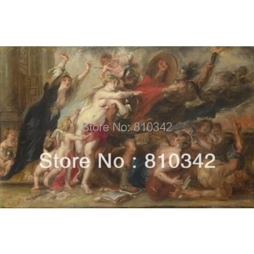 Canvas Prints (Peter Paul Rubens Consequences of War) Decorated oil painting wall canvas prints picture for sale 13-Zjyh- (2 )