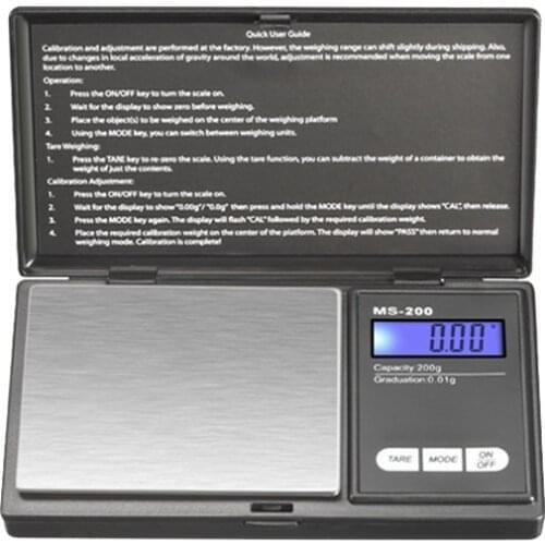 0.01g Mini Portable Electronic Digital Pocket Scale Professional Diamond Jewelry Scale LCD display
